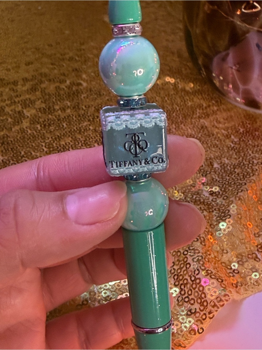 Tiffany & Co. Turquoise Green Pen